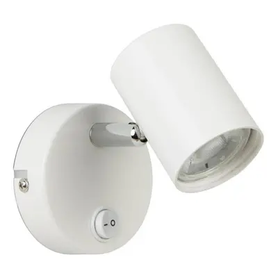 Nástěnná lampa Searchlight - LED Nástěnné bodové svítidlo ROLLO 1xLED/4W/230V bílá