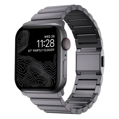 Řemínek Nomad Aluminum Band Space Grey Apple Watch 42/44/45/Ultra 49mm