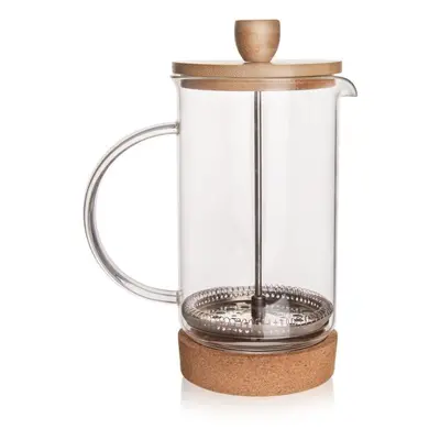 French press ORION Konvice sklo/nerez/bambus kafetier CORK 0,75 l