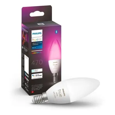 LED žárovka Philips Hue White and Color Ambiance 4W E14