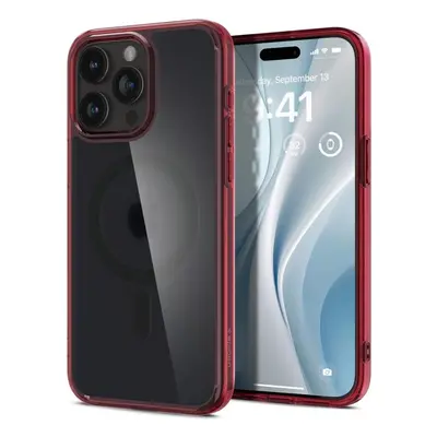 Kryt na mobil Spigen Ultra Hybrid MagSafe Frost Deep Red iPhone 15 Pro