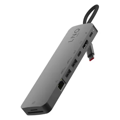 Replikátor portů LINQ Pro Studio USB-C 10Gbps Multiport Hub with PD, 4K HDMI, NVMe M2 SSD, SD4.0