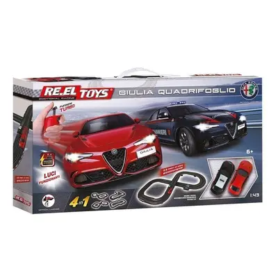 Autodráha RE.EL Toys Autodráha Alfa Romeo Giulia Quadrifoglio 4v1