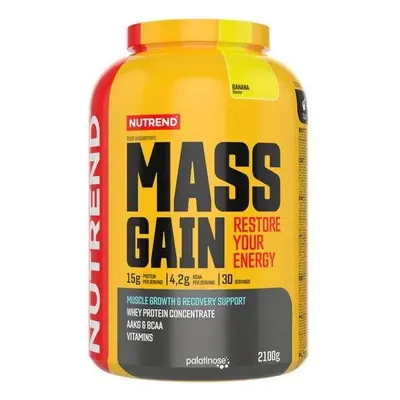 Gainer Nutrend Mass Gain 2100 g, banán