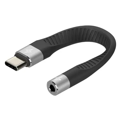 Redukce AlzaPower FlexCore USB-C (M) to 3,5mm Jack (F) černý