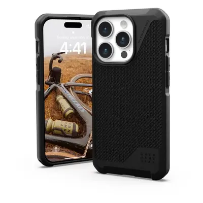 Kryt na mobil UAG Metropolis LT MagSafe Kevlar Black iPhone 15 Pro