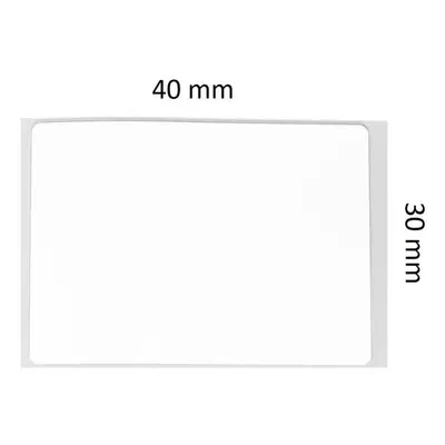 Etikety Niimbot štítky ER 40x30mm 230ks Pruhledné pro B21, B21S, B1, B3S