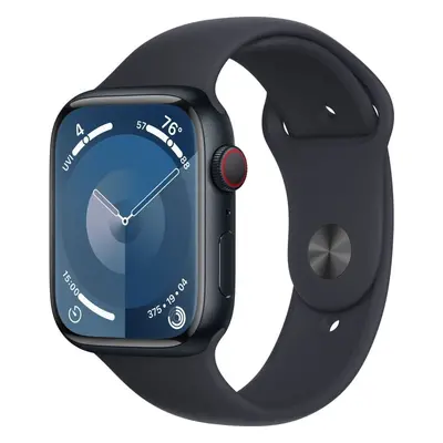 Chytré hodinky Apple Watch Series 9 45mm Cellular Temně inkoustový hliník s temně inkoustovým ře