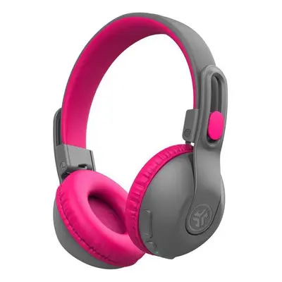 Bezdrátová sluchátka Jlab JBuddies Studio 2 Kids Wireless Headphones Pink/Gray