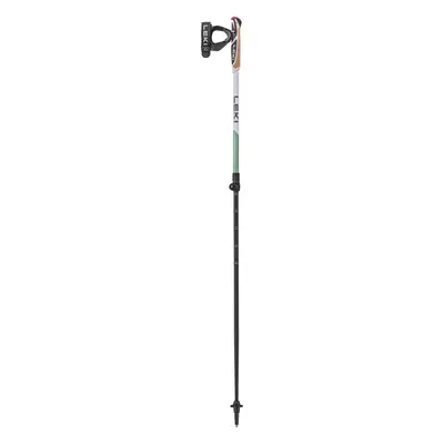 Nordic walking hůlky Leki Spin Shark SL white-smokegreen-dark anthracite 100 - 130 cm