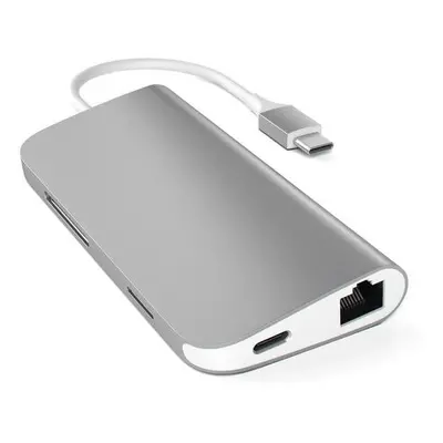 Replikátor portů Satechi Aluminium Type-C Multi-Port Adapter (HDMI 4K,3x USB 3.0,MicroSD,Etherne