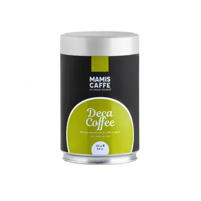 Káva Mami's Caffé Bezkofeinová, zrnková, 250g dóza