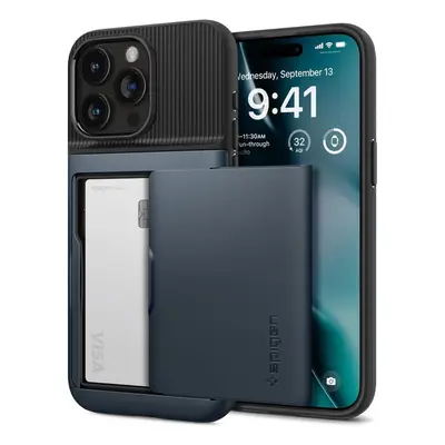 Kryt na mobil Spigen Slim Armor CS Metal Slate iPhone 15 Pro Max