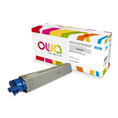 OWA Armor toner kompatibilní s OKI 43459331, 2500st, modrá/cyan