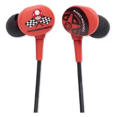 Sluchátka PowerA Wired Earbuds - Nintendo Switch - Super Mario Kart Motors