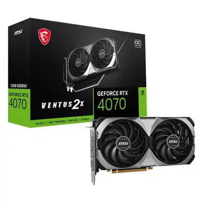 Grafická karta MSI GeForce RTX 4070 VENTUS 2X E 12G OC