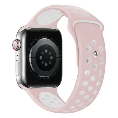 Řemínek Eternico Sporty pro Apple Watch 42mm / 44mm / 45mm / Ultra 49mm Cloud White and Pink