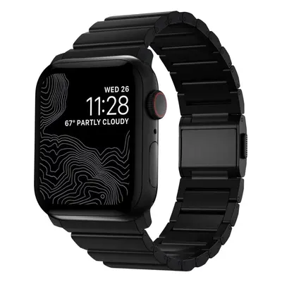 Řemínek Nomad Titanium Band Black Apple Watch 42/44/45/Ultra 49mm