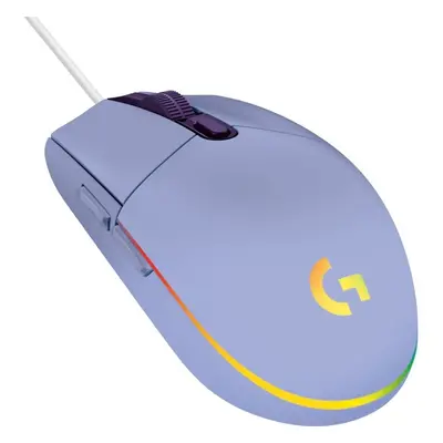 Herní myš Logitech G102 LIGHTSYNC, Lilac