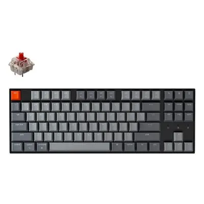 Herní klávesnice Keychron K8 TKL Gateron Hot-Swappable Red Switch Mechanical - US