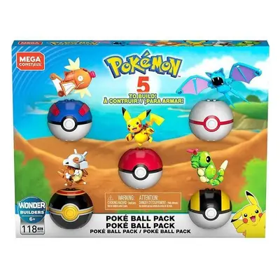 Mega Construx Pokémon Poké Ball Pack 118 dílků, Mattel GHP85