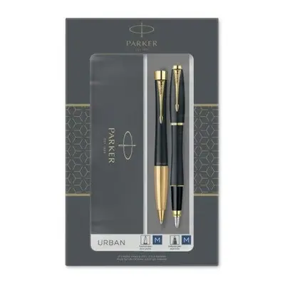 Sada psacích potřeb PARKER Urban Matte Black GT Duo Set