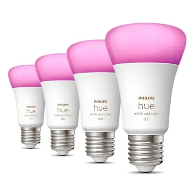 LED žárovka Philips Hue White and Color Ambiance 6.5W 800 E27 4ks