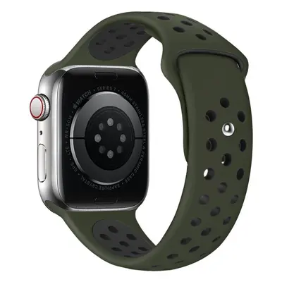 Řemínek Eternico Sporty pro Apple Watch 42mm / 44mm / 45mm Pure Black and Khaki