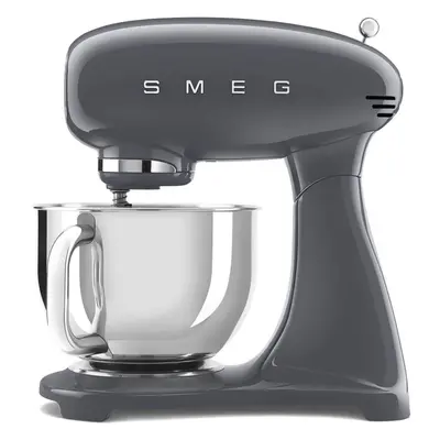 Kuchyňský robot SMEG 50's Retro Style 4,8 l šedý, s nerezovou miskou