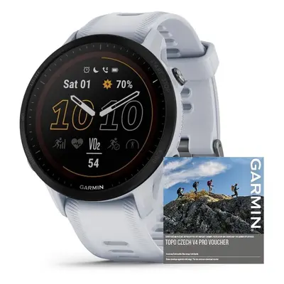 Chytré hodinky Garmin Forerunner 955 Solar Whitestone