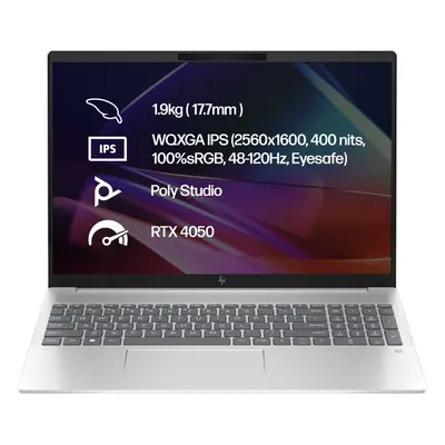 Notebook HP Pavilion Plus 16-ab1002nc Natural silver aluminum Celokovový