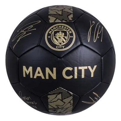 Fotbalový míč Fan-shop Manchester City Signature gold