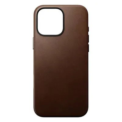 Kryt na mobil Nomad Traditional Leather Case Brown iPhone 16 Pro Max