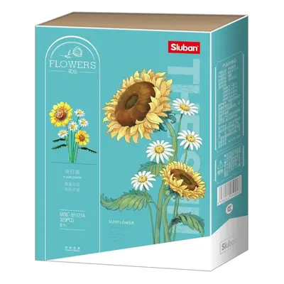 Stavebnice Sluban Flowers M38-B1121A Slunečnice z kopretinami