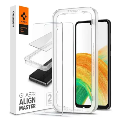 Ochranné sklo Spigen AlignMaster Glas.tR 2 Pack Samsung Galaxy A33 5G