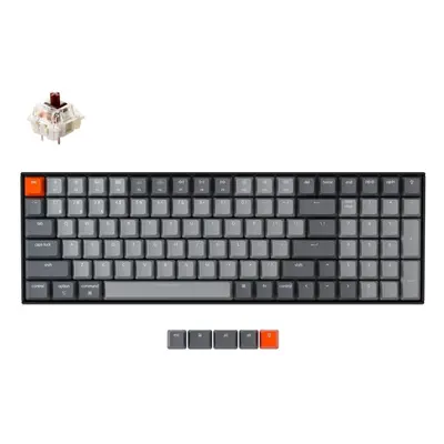 Herní klávesnice Keychron K4 Gateron Hot-Swappable Brown Switch - US