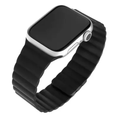 Řemínek FIXED Silicone Magnetic Strap pro Apple Watch 38/40/41mm černý