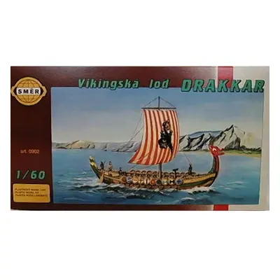 Vikingská loď DRAKKAR 1:60