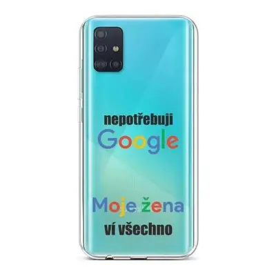 Kryt na mobil TopQ Samsung A51 silikon Google 51391