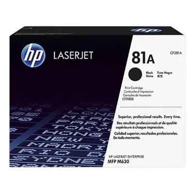 Toner HP CF281A č. 81A černý originální