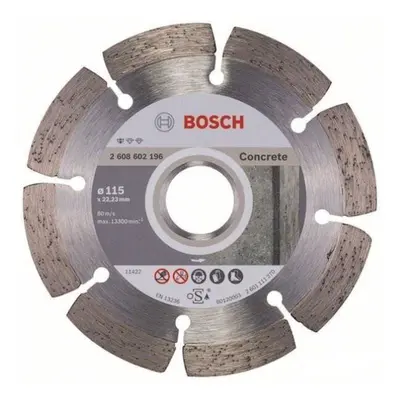 Diamantový kotouč BOSCH Kotouč diamantový segment BPE, 115 x 22,23 mm 2.608.602.196