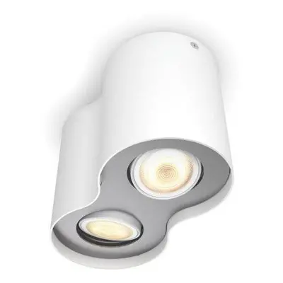 Philips Hue 8719514338463 LED přisazené stropní bodové svítidlo Pillar 2x5W | GU10 | 700lm | 220