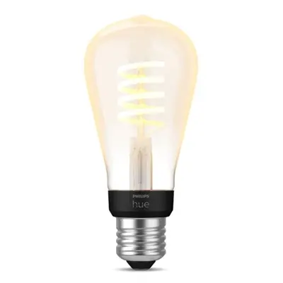 LED žárovka Philips Hue White Ambiance 7W 550 Filament ST64 E27