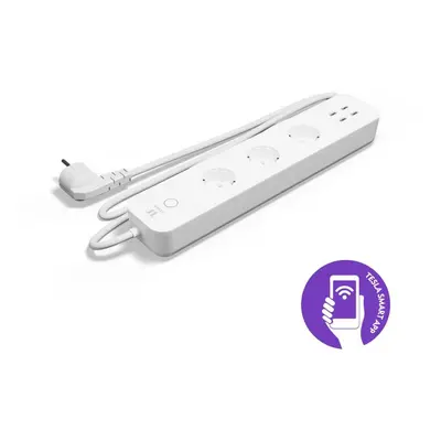 Chytrá zásuvka Tesla Smart Power Strip 3 + 4 USB