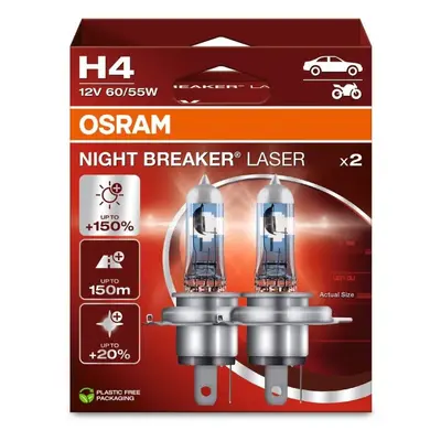 Autožárovka OSRAM Night Breaker LASER H4, 2ks