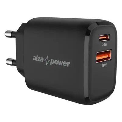 Nabíječka do sítě AlzaPower A100 Fast Charge 20W černá