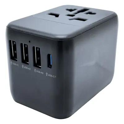 Cestovní adaptér CROSSIO ChargeMe Adapter 17W 1C+3A