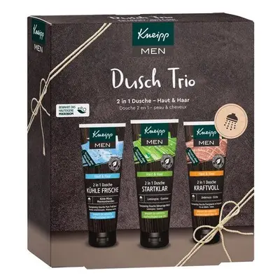 Dárková kosmetická sada KNEIPP Sprchové Trio pro muže 225 ml