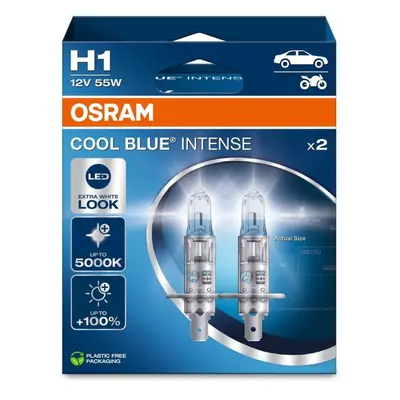 Autožárovka OSRAM H1 Cool Blue Intense Next Generation, 12V, 55W, P14,5s, Duobox