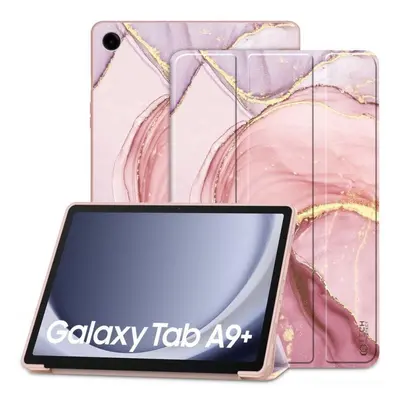 Pouzdro na tablet Tech-Protect Smartcase pouzdro na Samsung Galaxy Tab A9 Plus 11'', marble